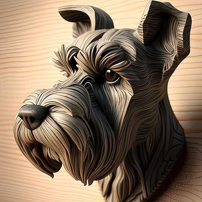 Animals Zwergschnauzer dog